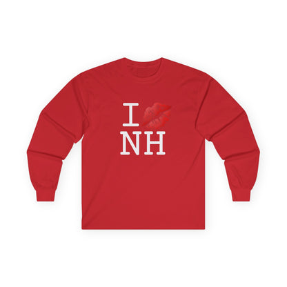 "I Kiss Mark New Hampshire" Long Sleeve Shirt