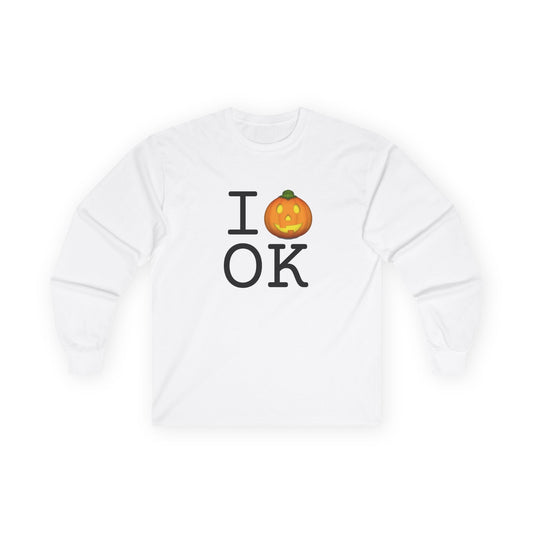 "I Jack-O-Lantern (Pumpkin) Oklahoma" Long Sleeve Shirt