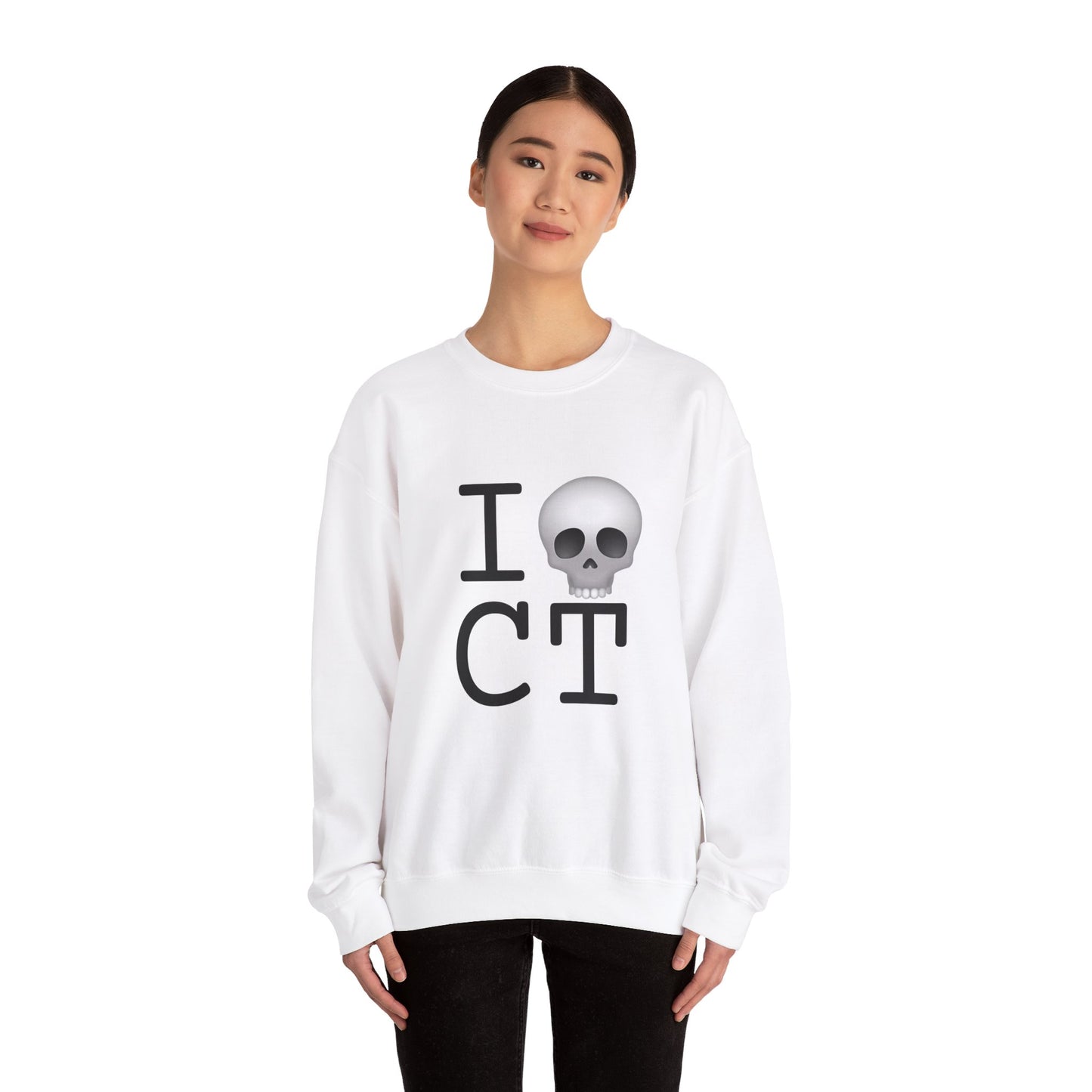 "I'm Dead in Connecticut" Sweatshirt