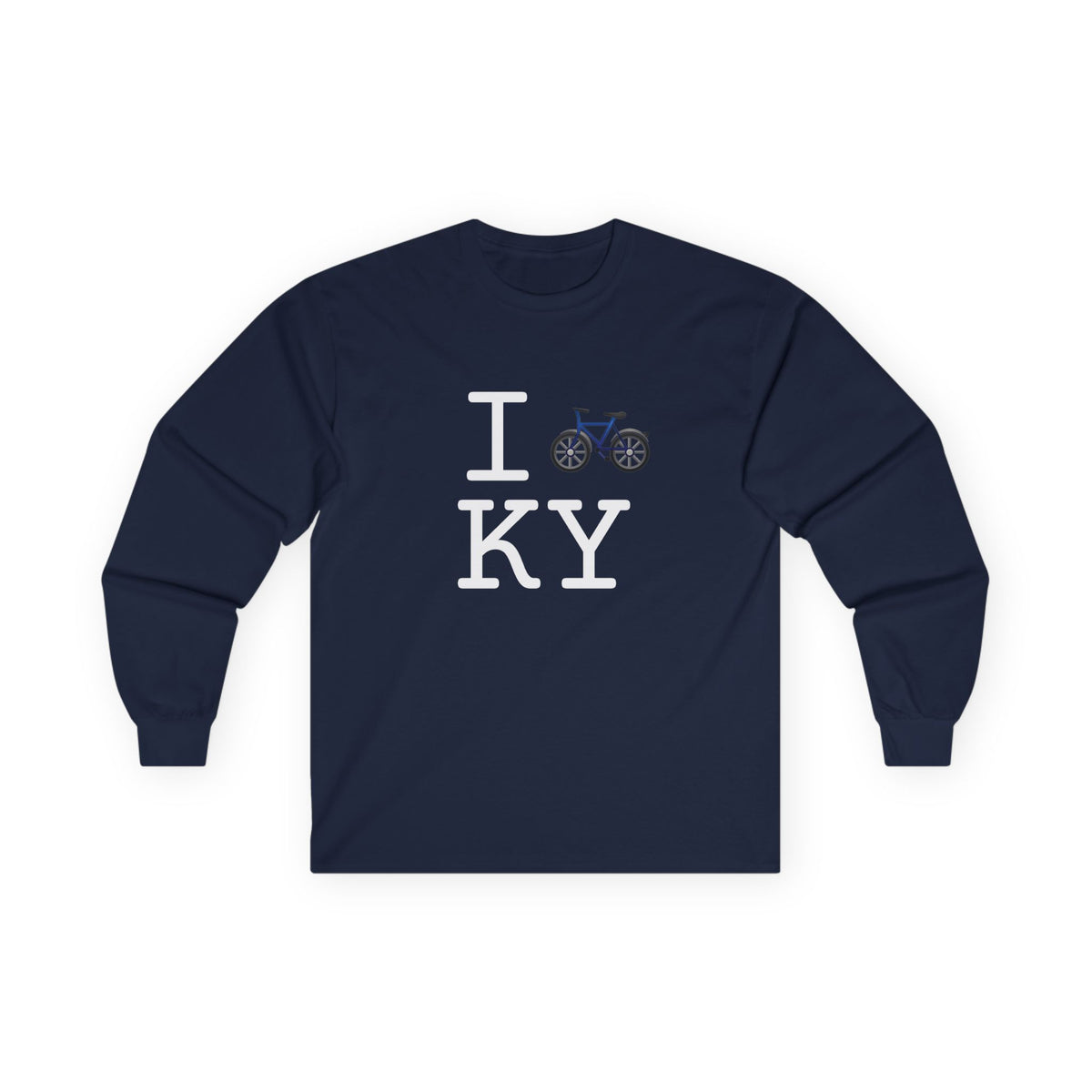 "I Bicycle Kentucky" Long Sleeve Shirt