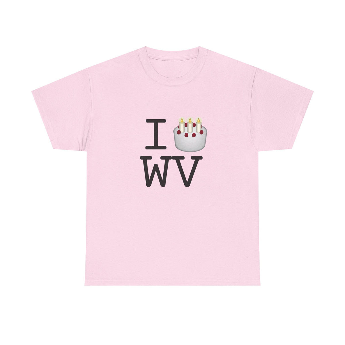 "I Birthday Cake West Virginia" Tee