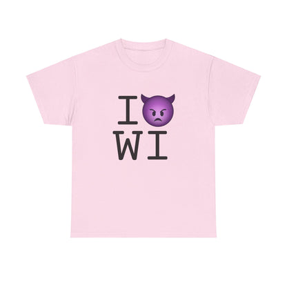 "I'm an Angry Devil about Wisconsin" Tee