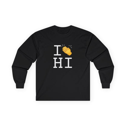 "I Applaud Hawaii" Long Sleeve Shirt