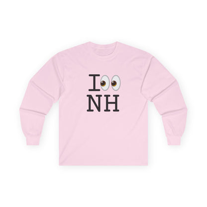 "I Look at New Hampshire" Long Sleeve Shirt