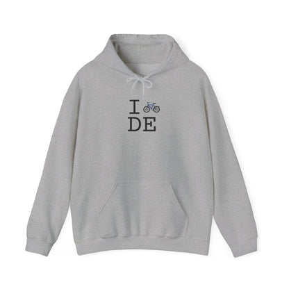 "I Bicycle Delaware" Hoodie
