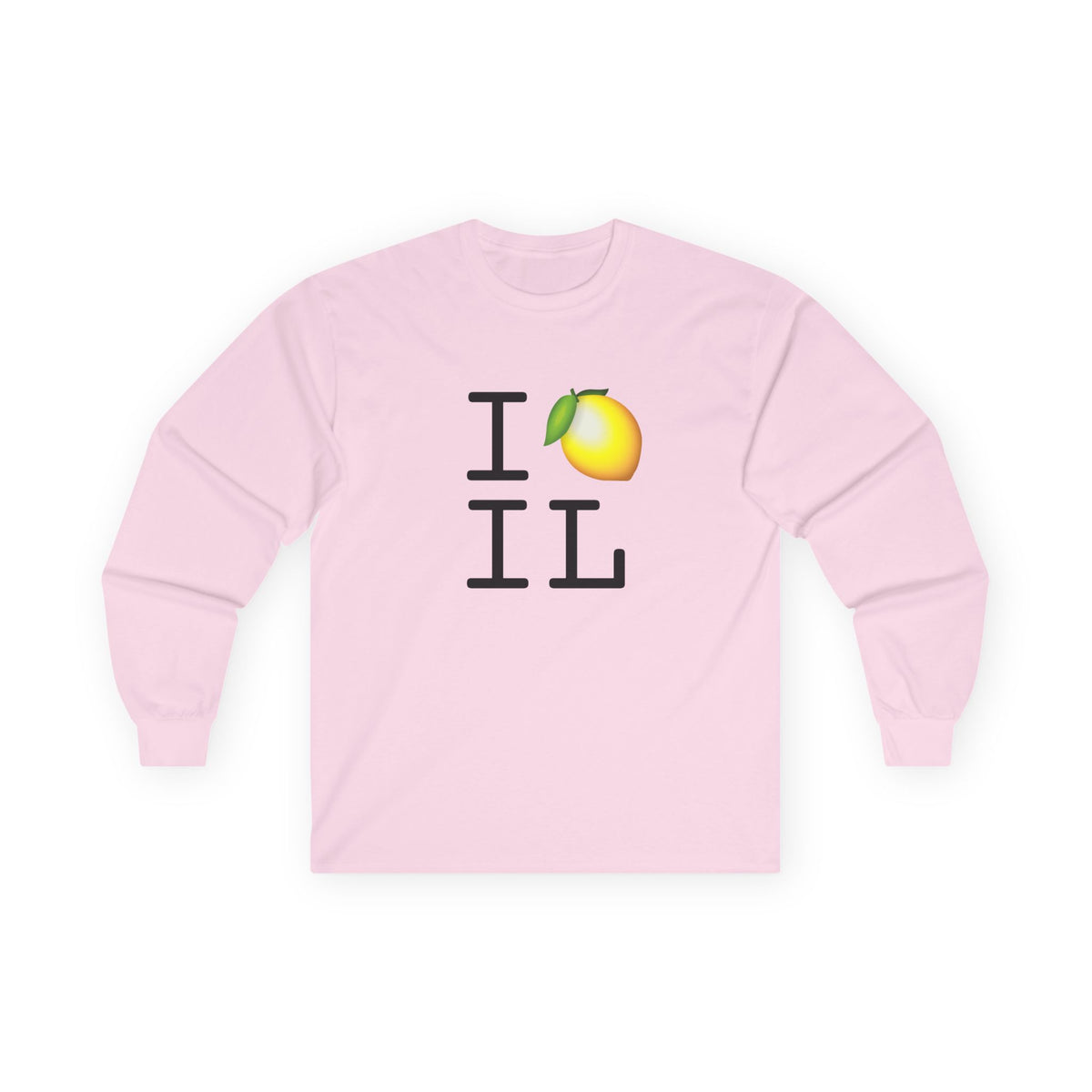 "I Lemon Illinois" Long Sleeve Shirt