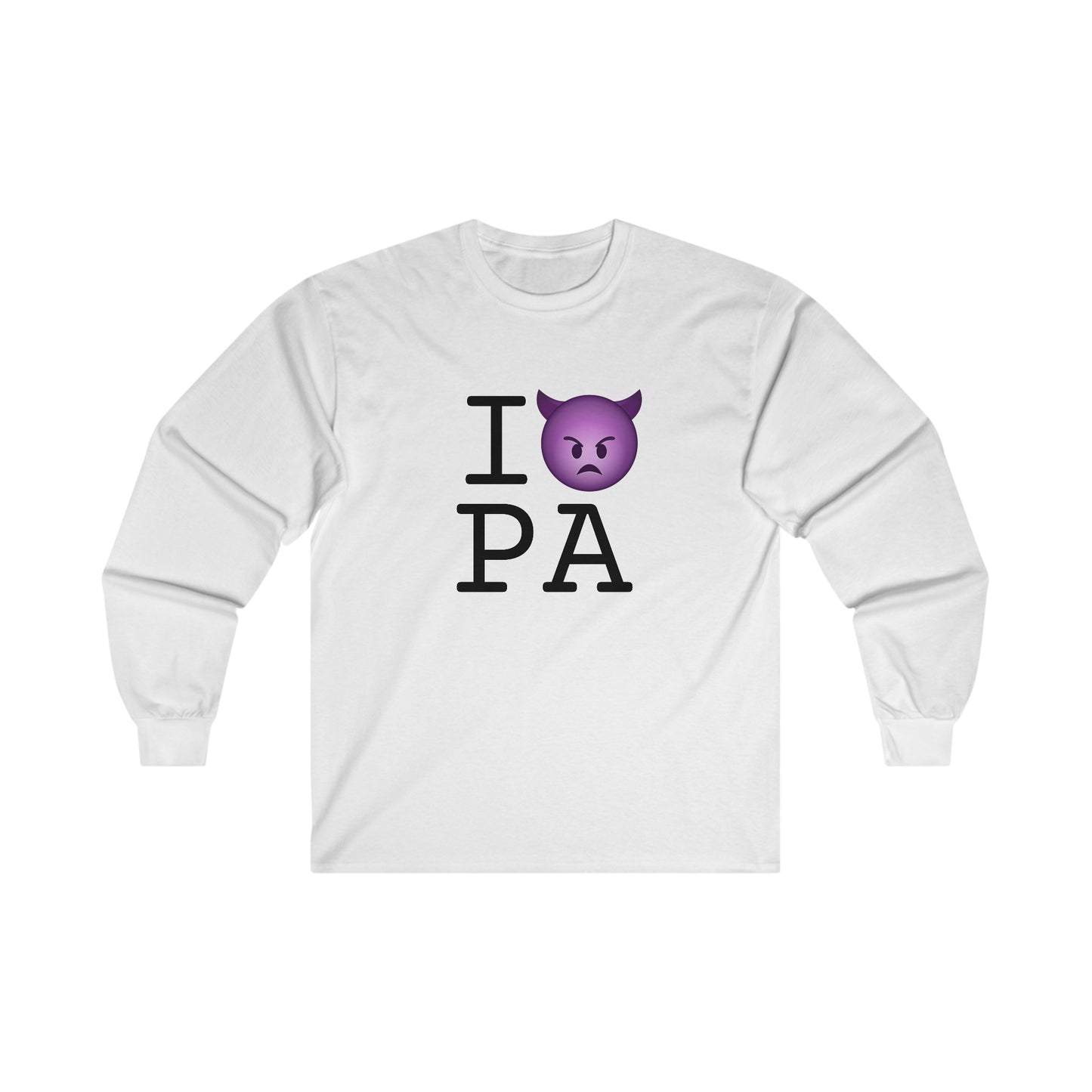 "I'm an Angry Devil about Pennsylvania" Long Sleeve Shirt