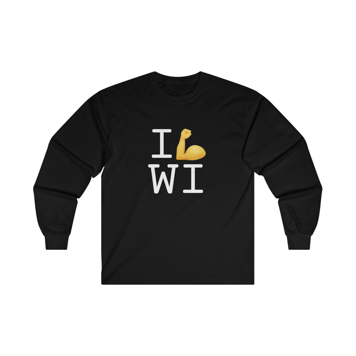 "I Flex in/on Wisconsin" Long Sleeve Shirt