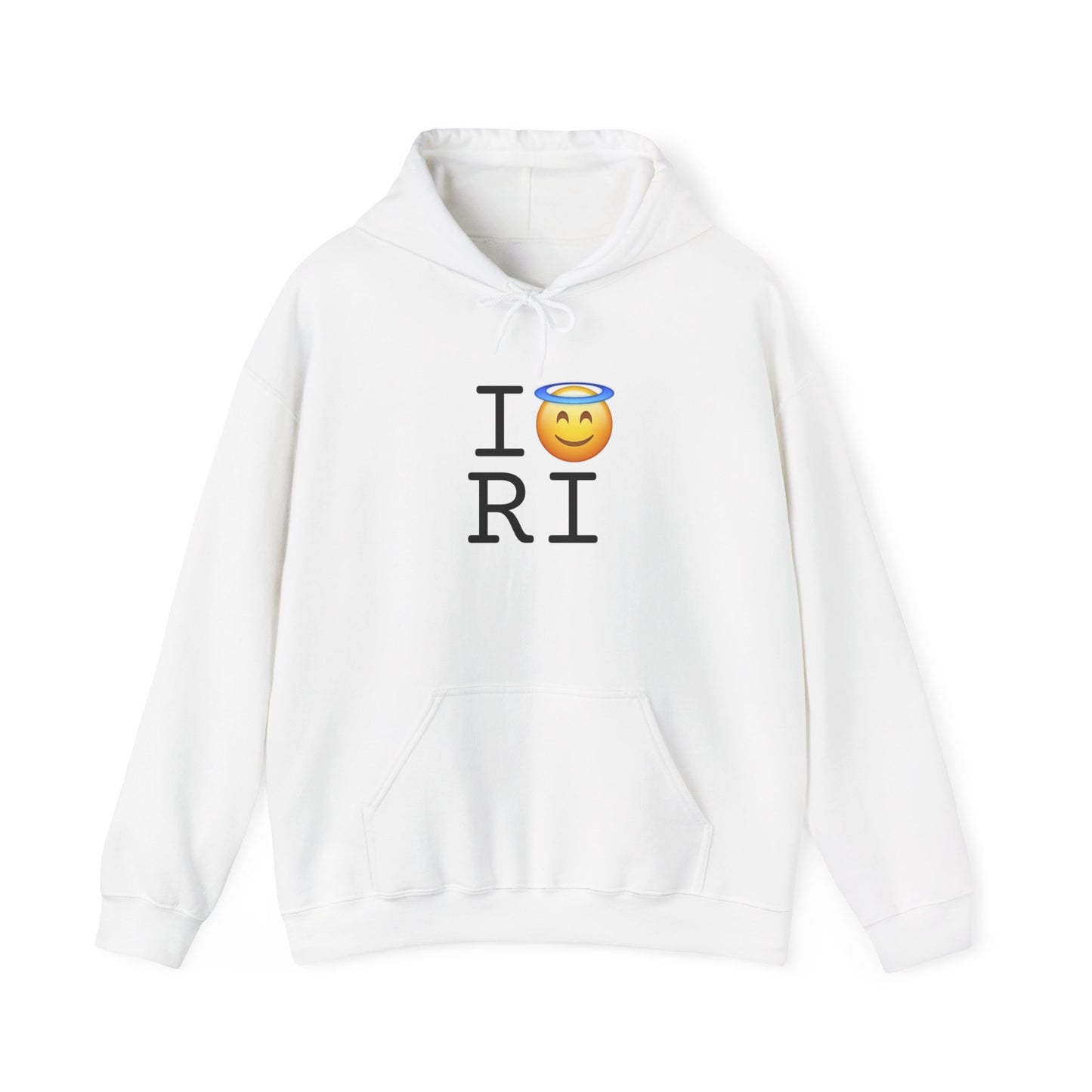 "I'm an Angel in Rhode Island" Hoodie