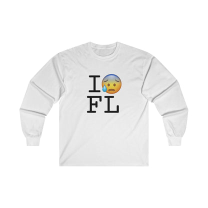 "I'm Anxiously Sweating in Florida" Long Sleeve Shirt