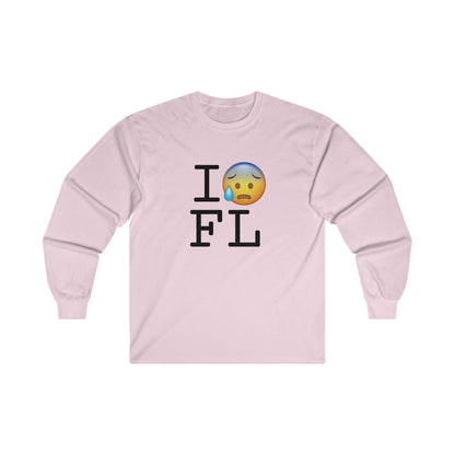 "I'm Anxiously Sweating in Florida" Long Sleeve Shirt