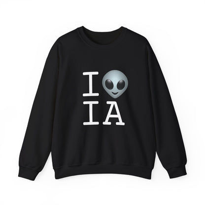 "I Feel Alien in Iowa" Sweatshirt