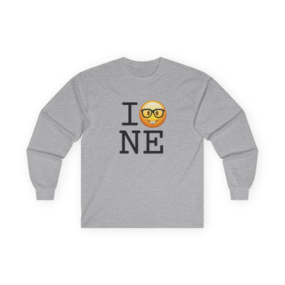 "I'm a Nerd about Nebraska" Long Sleeve Shirt