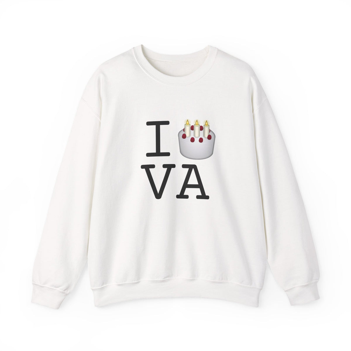 "I Birthday Cake Virginia" Sweatshirt