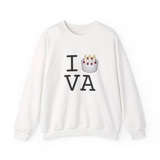 "I Birthday Cake Virginia" Sweatshirt