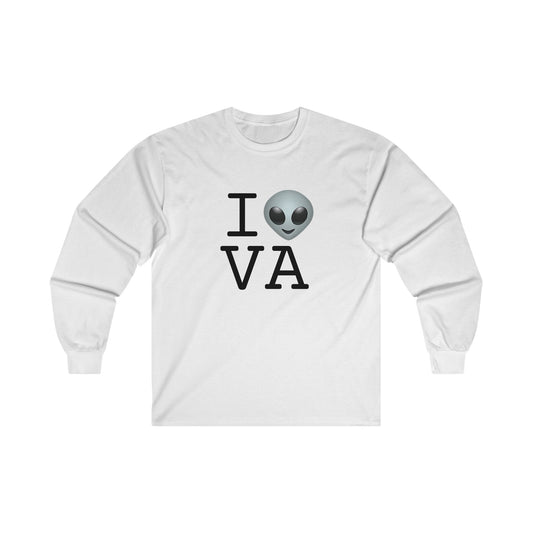 "I Feel Alien in Virginia" Long Sleeve Shirt