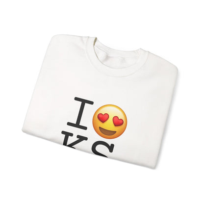 "I have Heart Eyes for Kansas" Sweatshirt