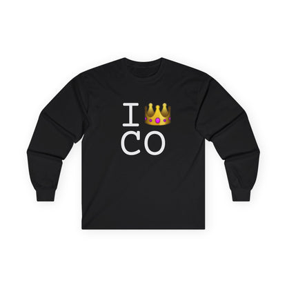 "I'm Royalty (Wear a Crown) in Colorado" Long Sleeve Shirt