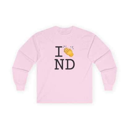 "I Applaud North Dakota" Long Sleeve Shirt