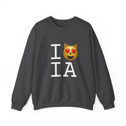 "I'm a Cat that Loves Iowa" Sweatshirt