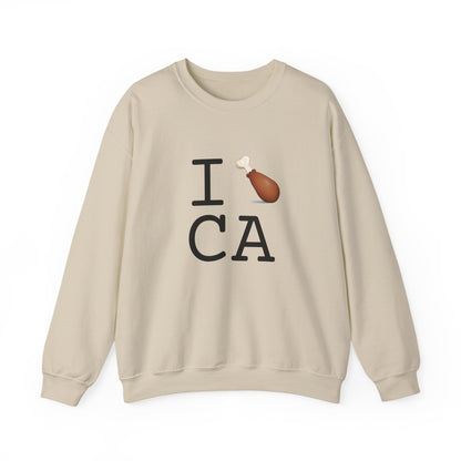 "I Chicken Drumstick California" Sweatshirt