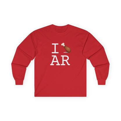 "I Chicken Drumstick Arkansas" Long Sleeve Shirt