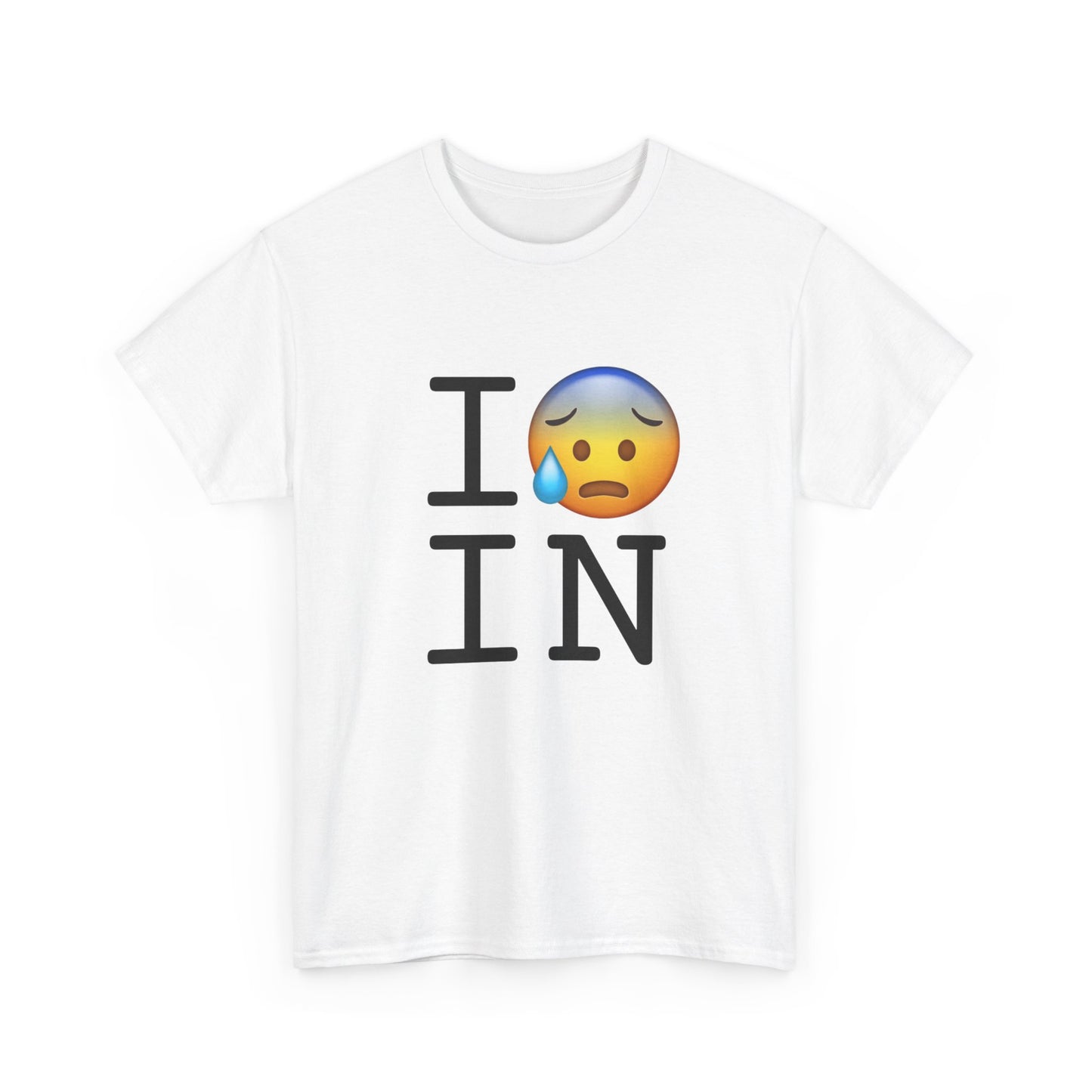 "I'm Anxiously Sweating in Indiana" Tee