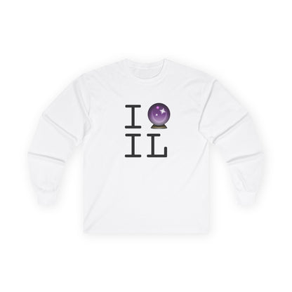 "I Predict the Future (Crystal Ball) of Illinois" Long Sleeve Shirt