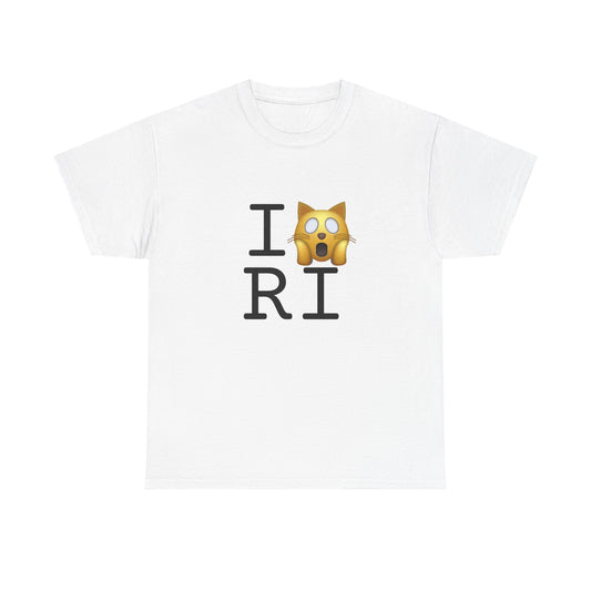 "I'm a Scaredy Cat about Rhode Island" Tee