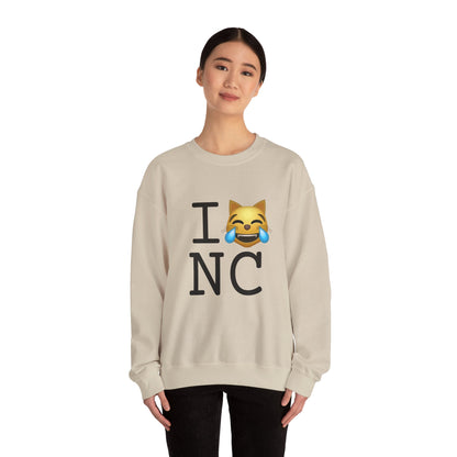 "I'm Laughing like a Cat at North Carolina" Sweatshirt