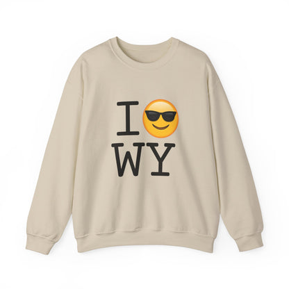 "I'm Cool with Wyoming" Sweatshirt