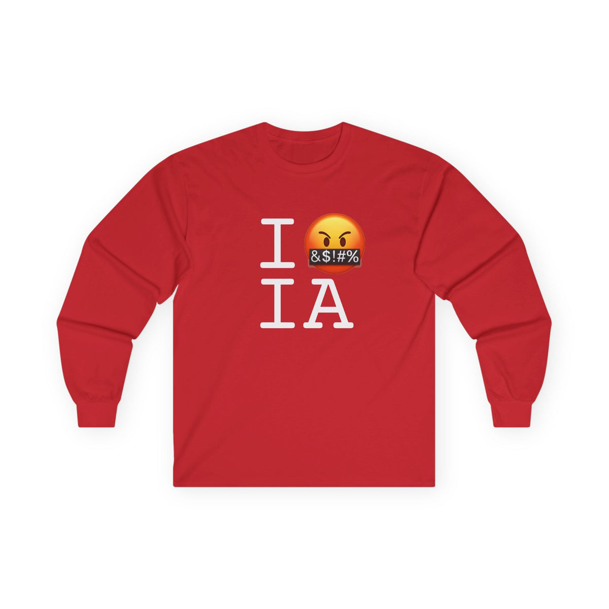 "I Curse about Iowa" Long Sleeve Shirt
