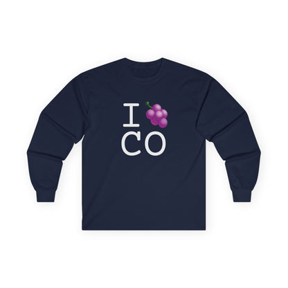 "I Grape Colorado" Long Sleeve Shirt