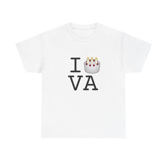 "I Birthday Cake Virginia" Tee