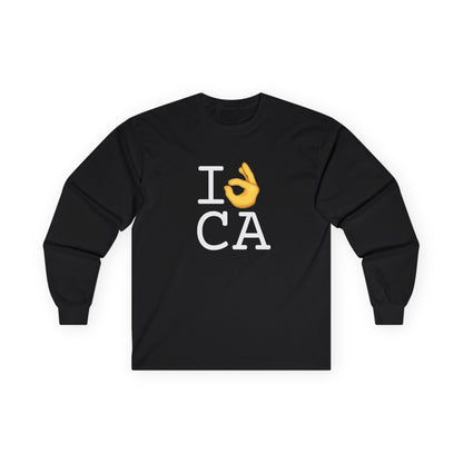 "I'm OK with California" Long Sleeve Shirt