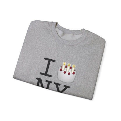 "I Birthday Cake New York" Sweatshirt