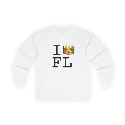 "I'm Royalty (Wear a Crown) in Florida" Long Sleeve Shirt
