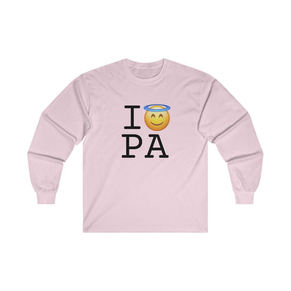 "I'm an Angel in Pennsylvania" Long Sleeve Shirt