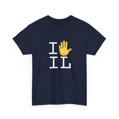 "I Stop (Raised Hand) Illinois" Tee