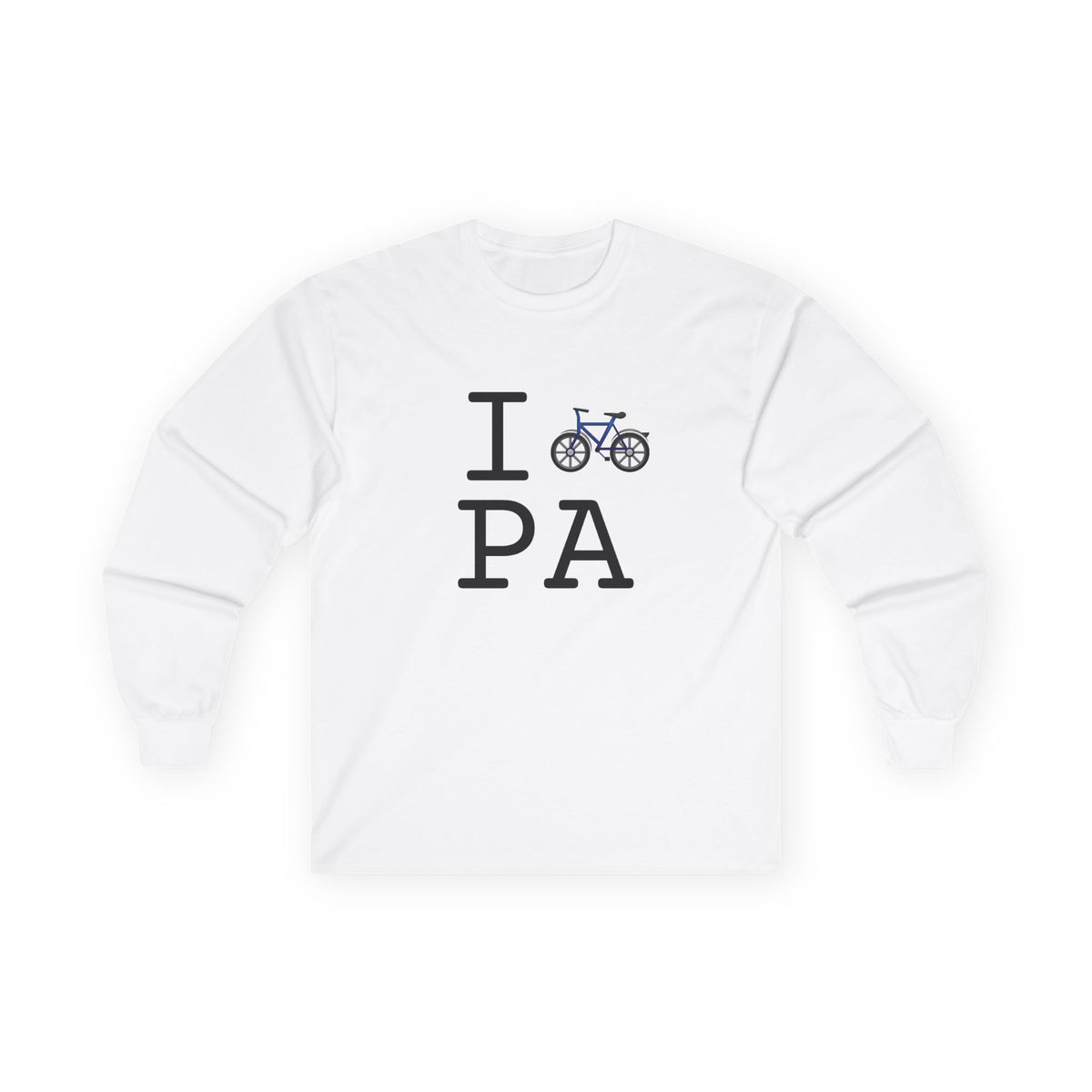 "I Bicycle Pennsylvania" Long Sleeve Shirt