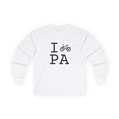 "I Bicycle Pennsylvania" Long Sleeve Shirt