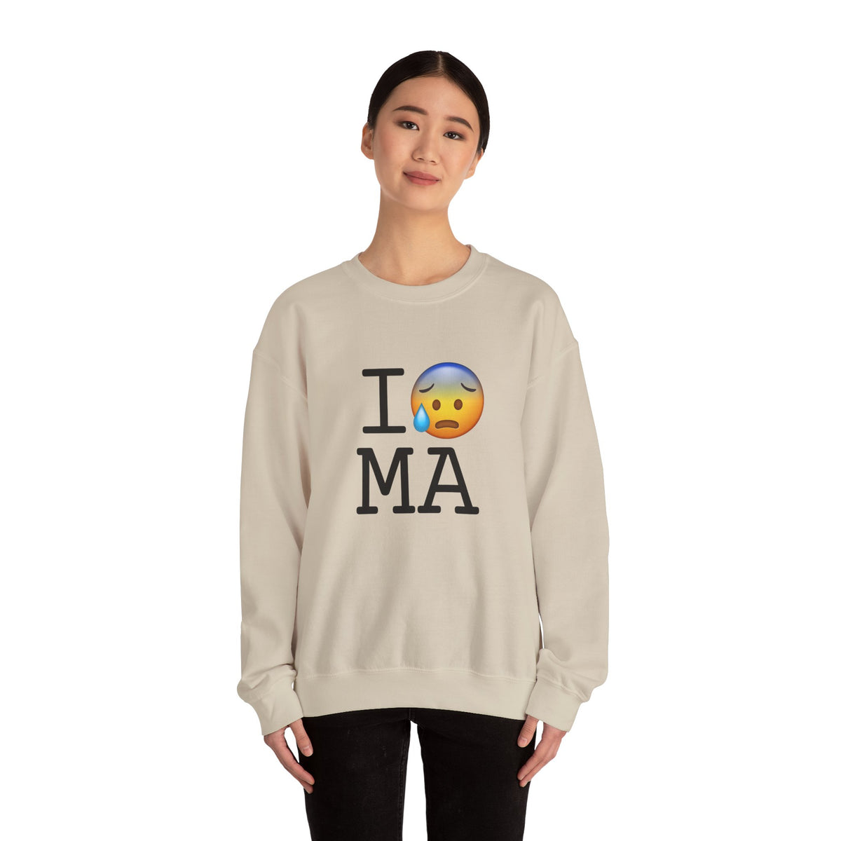 "I'm Anxiously Sweating in Massachusetts" Sweatshirt