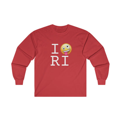 "I'm Crazy about Rhode Island" Long Sleeve Shirt