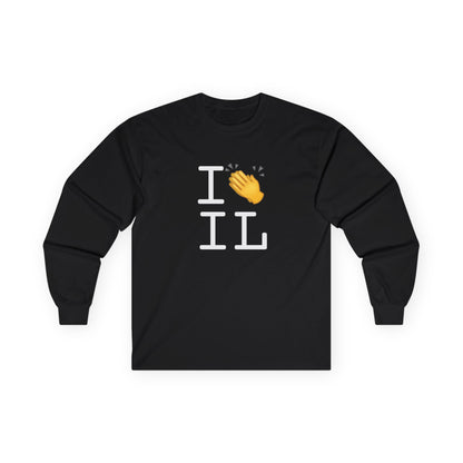 "I Applaud Illinois" Long Sleeve Shirt
