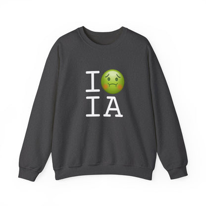 "I'm Nauseous about Iowa" Sweatshirt