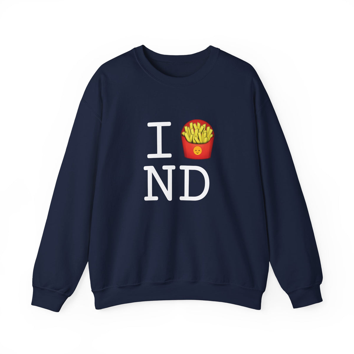 "I French Fries North Dakota" Sweatshirt