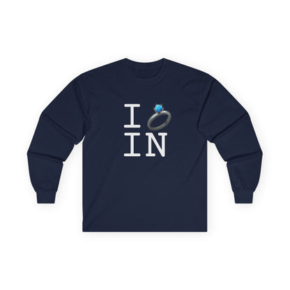 "I'm Married to (Diamond Ring) Indiana" Long Sleeve Shirt