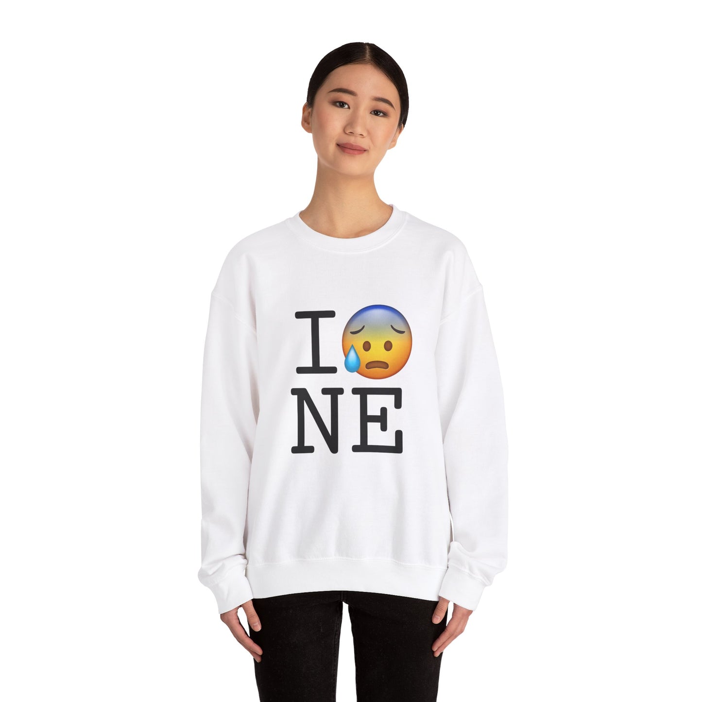 "I'm Anxiously Sweating in Nebraska" Sweatshirt