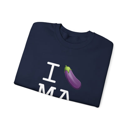 "I Eggplant Massachusetts" Sweatshirt