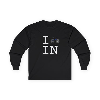 "I Bicycle Indiana" Long Sleeve Shirt